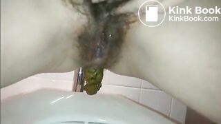 Hairy poop and pee