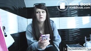 girl pooping on a toilet - video 12