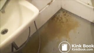 Shower Enema Shit Girl