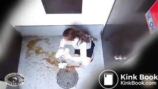 Compilation of cute japanese girl can't hold it longer