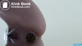 Girl shits from above