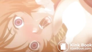 Sexy maid gets enema mixed with some sort of tentacles and fucked!(hentai)