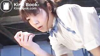 japan girl panty poop