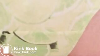 Teen girl Green panty poop