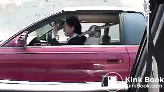 shitting while waiting in traffic ad for washing powder