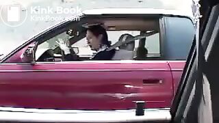 shitting while waiting in traffic ad for washing powder