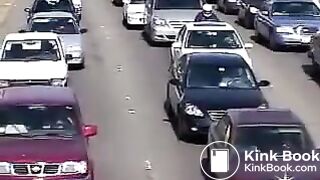 shitting while waiting in traffic ad for washing powder