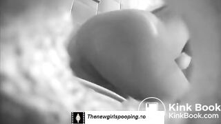 Voyer of a sexy girl pooping on toilet