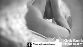 Voyer of a sexy girl pooping on toilet