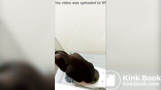 Latina voyeured while she poops (4 clips edited into 1)