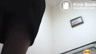 Japanese poops herself by the toilet