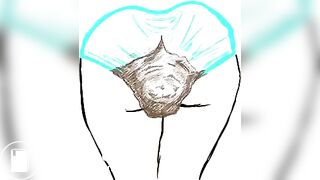 Huge Animated Panty Poop