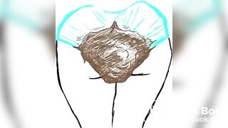 Huge Animated Panty Poop