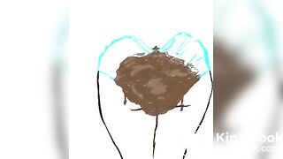Huge Animated Panty Poop