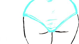 Huge Animated Panty Poop