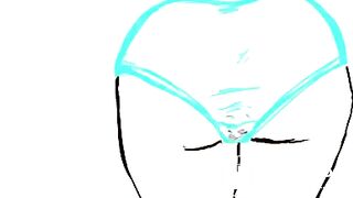 Huge Animated Panty Poop