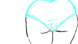 Huge Animated Panty Poop