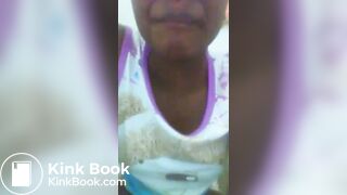 Young African Eats Her Own Poop