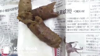 a cute girl shitting - video 3