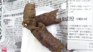 a cute girl shitting - video 3