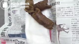 a cute girl shitting - video 3