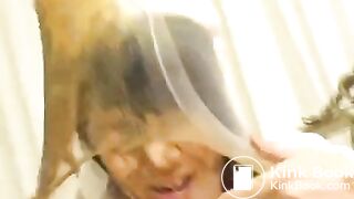 Scat Pantyhose encasement 10