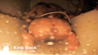 Messy enema in your face