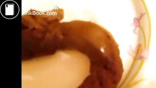 Brunette pooping - video 4