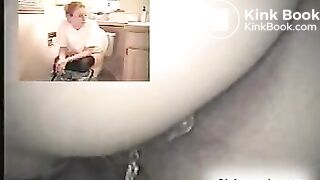 Blonde MILF poops, then masturbates