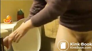 Girl diarhea on toilet compilation