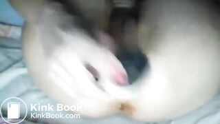 homemade mature fucks her shitty ass w a dildo