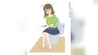 woman diarrhea