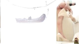 amateur girls poop in public