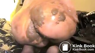 Austrian girl smearing shit