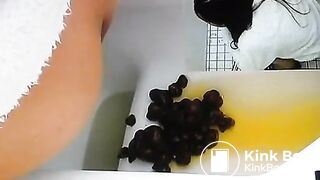 Japanese Girls Hard Rock Poop