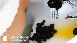 Japanese Girls Hard Rock Poop