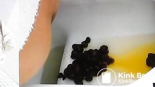 Japanese Girls Hard Rock Poop