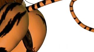 Giantess Cat anal vore and Poop