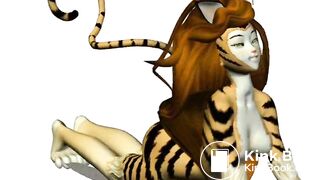 Giantess Cat anal vore and Poop