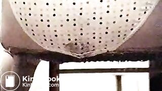 Girl pooping her pants