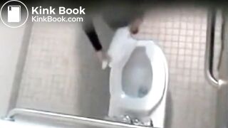 Public Toilet Poop - video 2