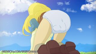 Zelda diaper poop animation