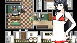 game girl fart poop piss home