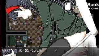 game girl fart poop piss home