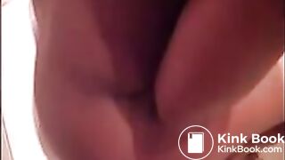 Ebony women caught pooping and farting