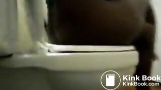 Ebony women caught pooping and farting