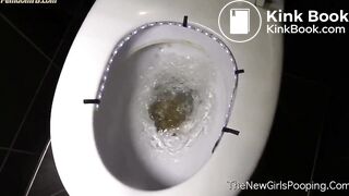 Teen shitting amazing POV