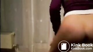 Girl dancing and pooping