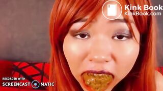 asian toilet eats shit and puke part 5