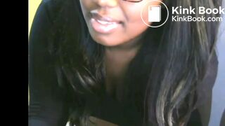 Sexy ass black girl with big ass spreads her ass and shows her shit stain